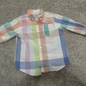 Crewcuts Multicolor Plaid Button Down Shirt